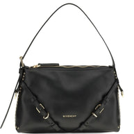 Givenchy Voyou Mini Leather Shoulder Bag Black