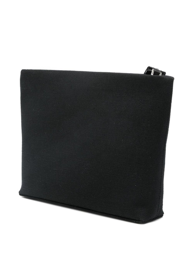 Givenchy Logo Cotton Pouch Black
