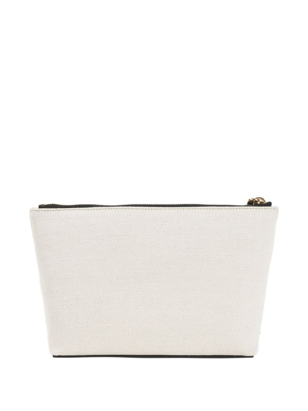 Givenchy Logo Cotton Pouch Beige