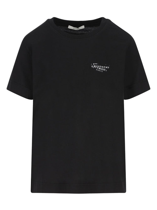 Givenchy Logo Cotton T-shirt Black