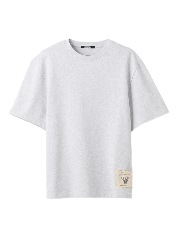 JACQUEMUS Logo Cotton T-shirt Grey