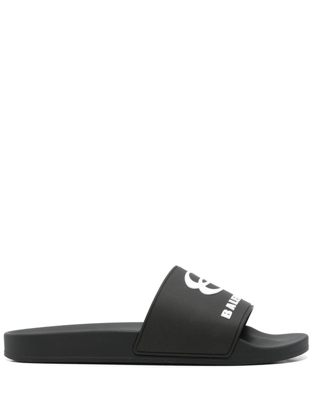 Balenciaga Pool Slides Black