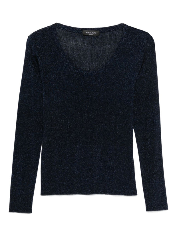 Fabiana Filippi Crewneck Sweater Blue