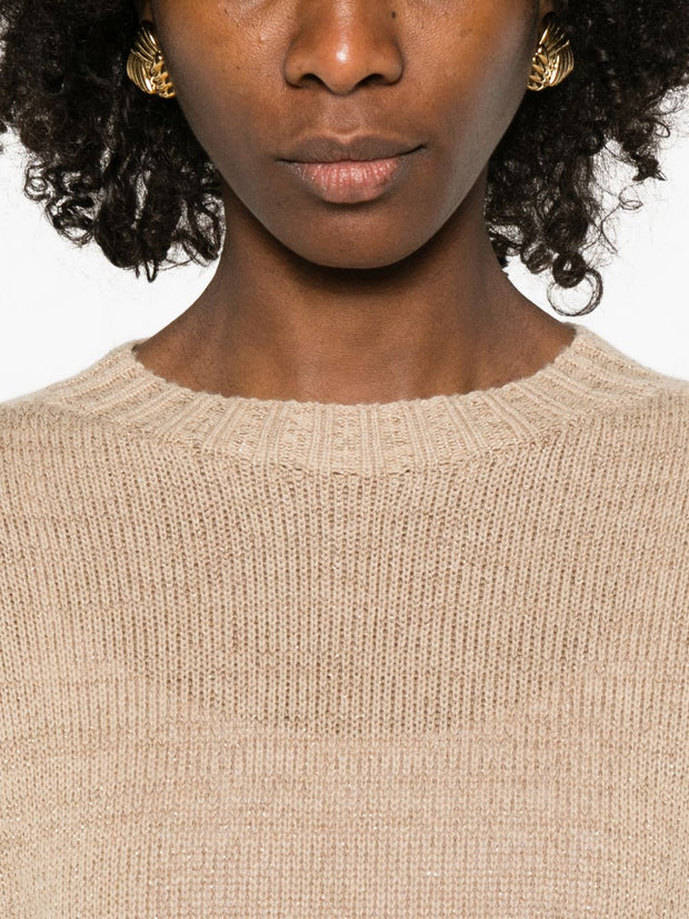 Fabiana Filippi Wool Blend Sweater Beige