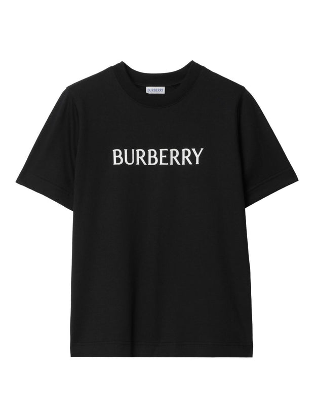 Burberry Logo cotton t-shirt Black