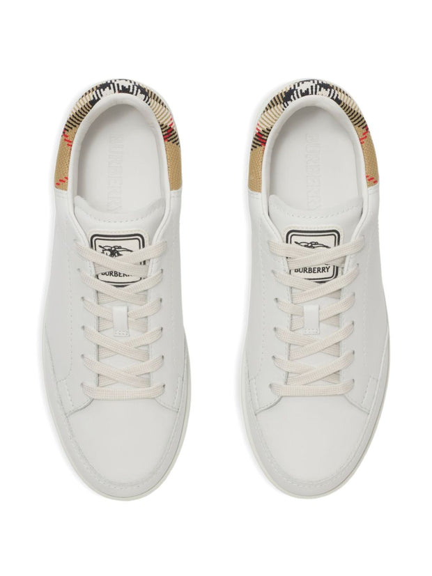 Burberry Set Leather Sneakers White