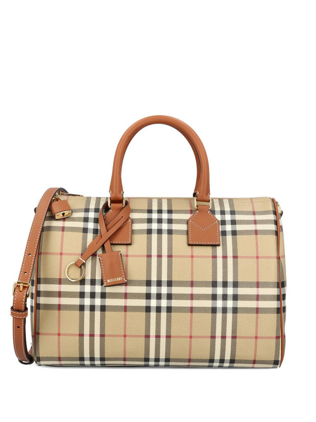 Burberry Medium Bowling Bag Beige