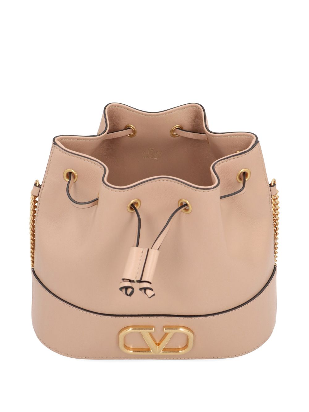 Valentino Garavani VLogo Signature Leather Mini Bag Pink