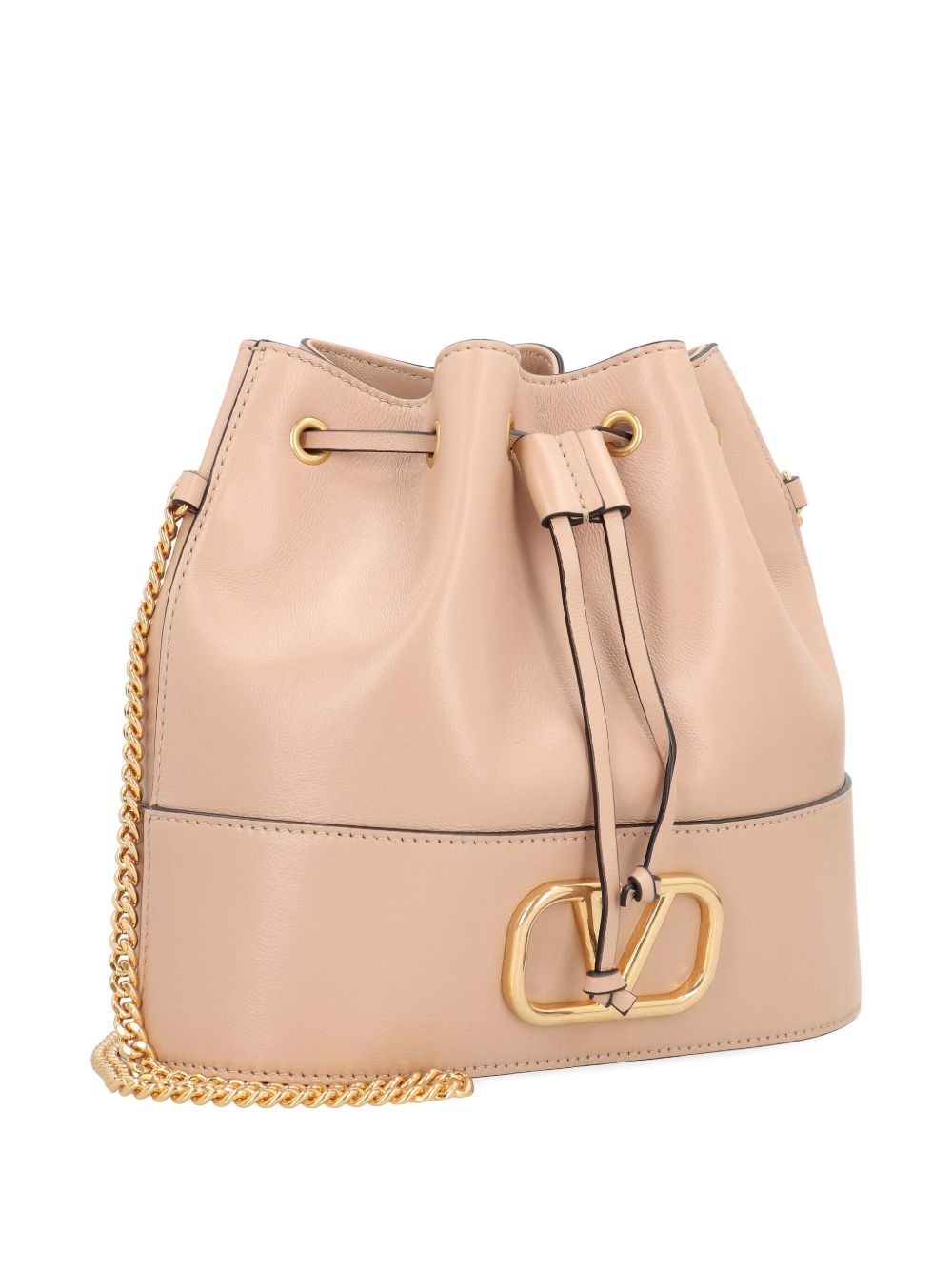 Valentino Garavani VLogo Signature Leather Mini Bag Pink