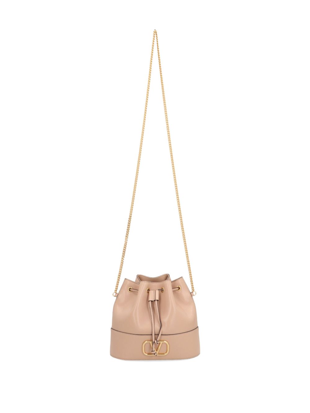 Valentino Garavani VLogo Signature Leather Mini Bag Pink