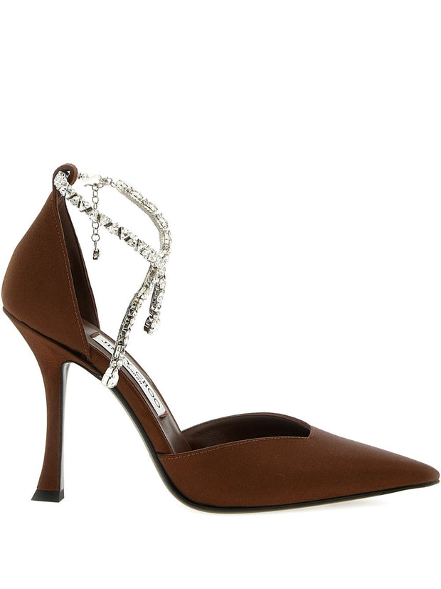 Jimmy Choo Stevie Leather Pumps Brown