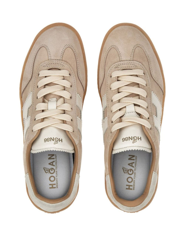 Hogan Cool Leather Sneakers Beige