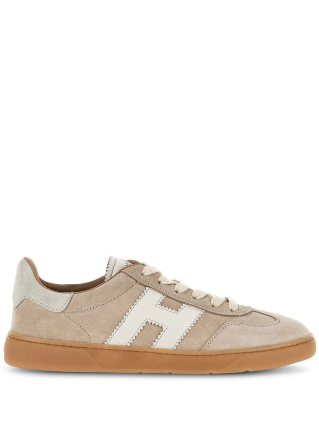 Hogan Cool Leather Sneakers Beige