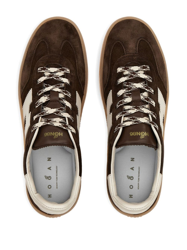 Hogan Cool Leather Sneakers Brown