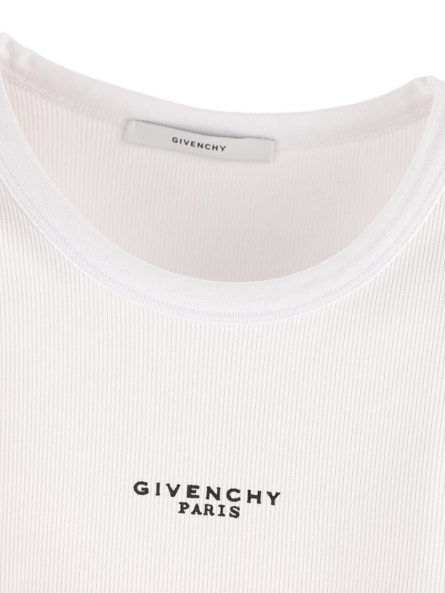 Givenchy Logo Cotton Tank Top White