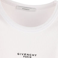 Givenchy Logo Cotton Tank Top White