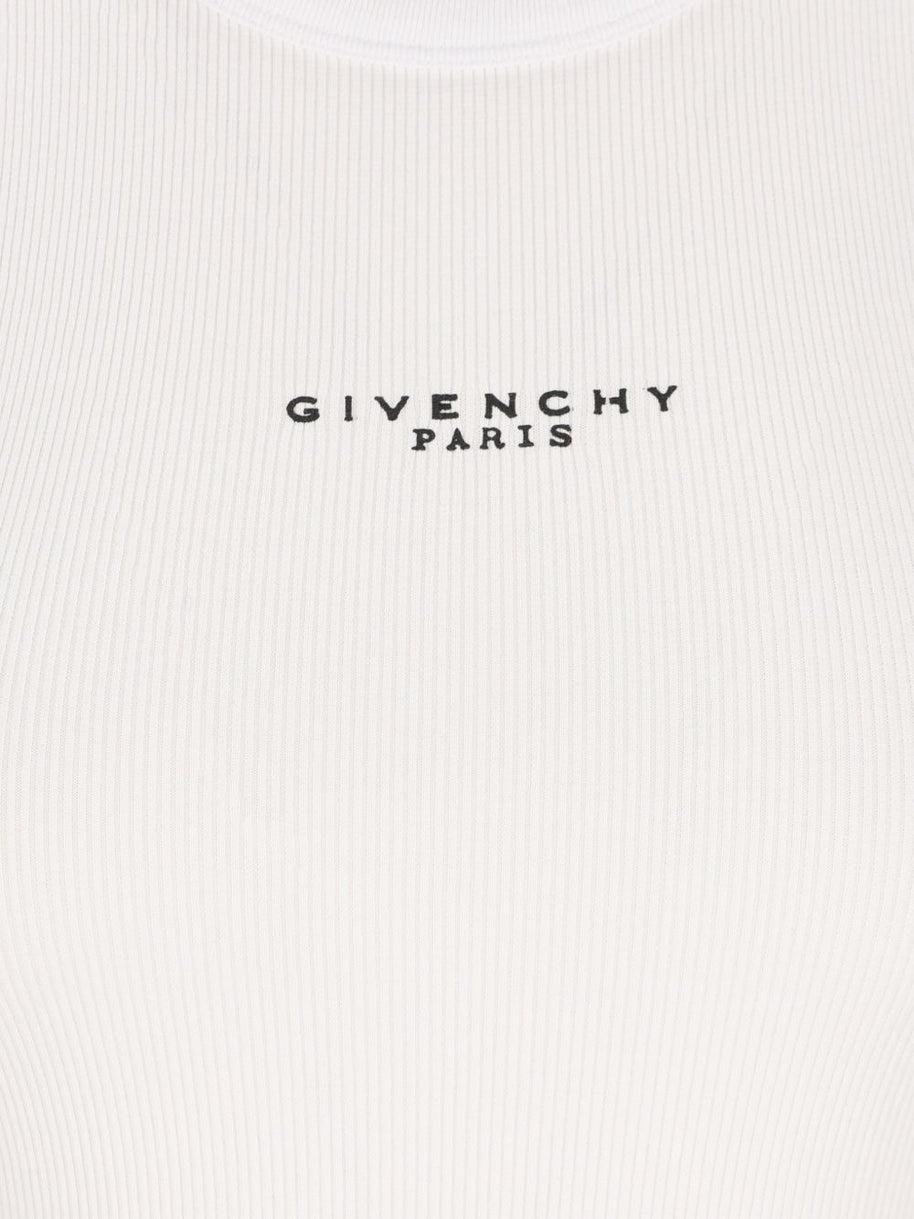 Givenchy Logo Cotton Tank Top White