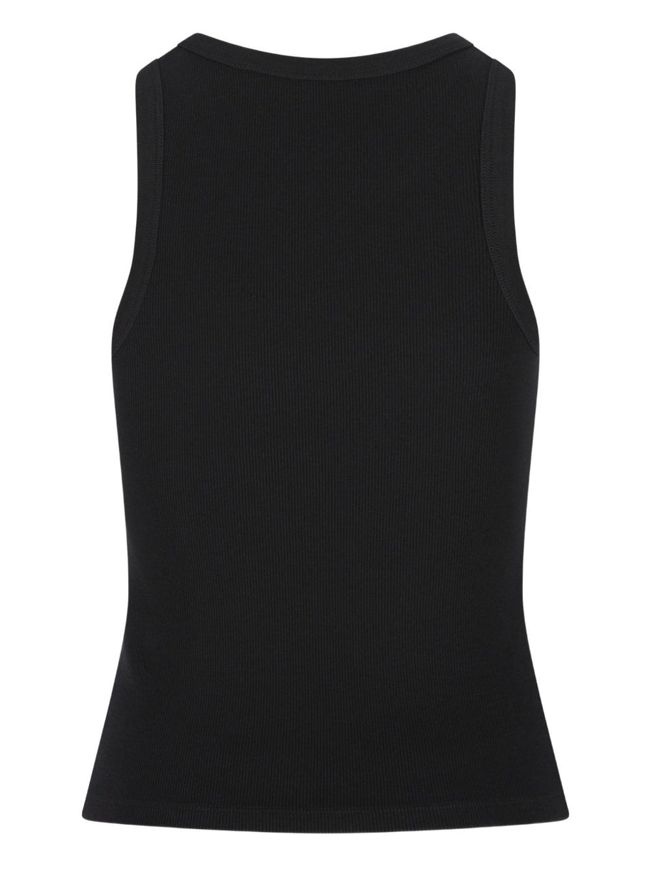 Givenchy Logo Cotton Tank Top Black