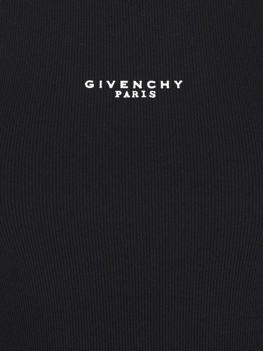 Givenchy Logo Cotton Tank Top Black