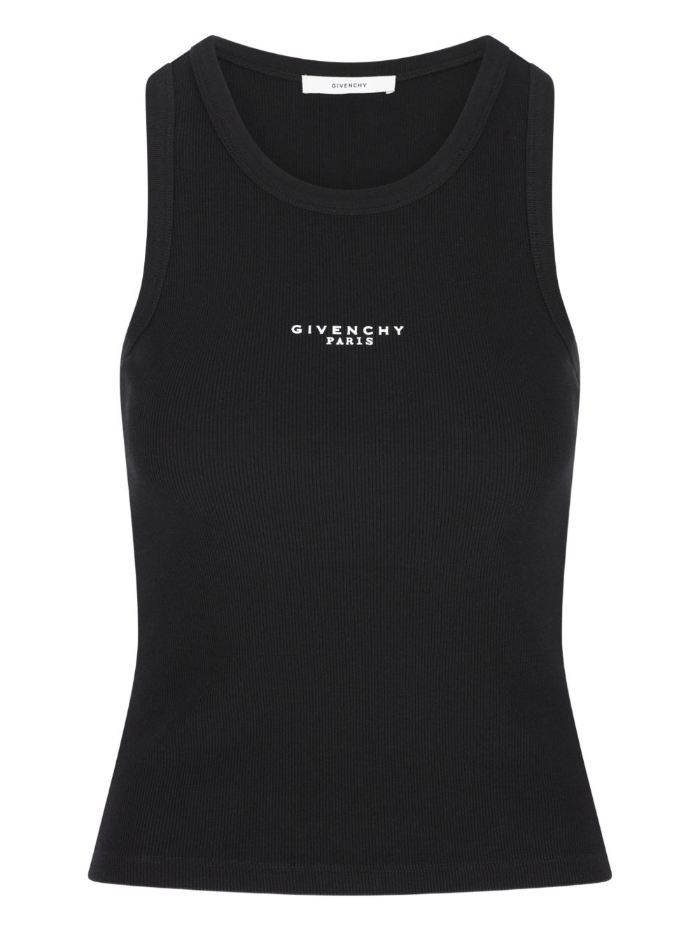 Givenchy Logo Cotton Tank Top Black