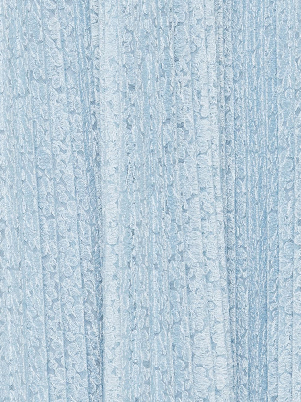 Ermanno Scervino Embroidered Long Skirt Blue