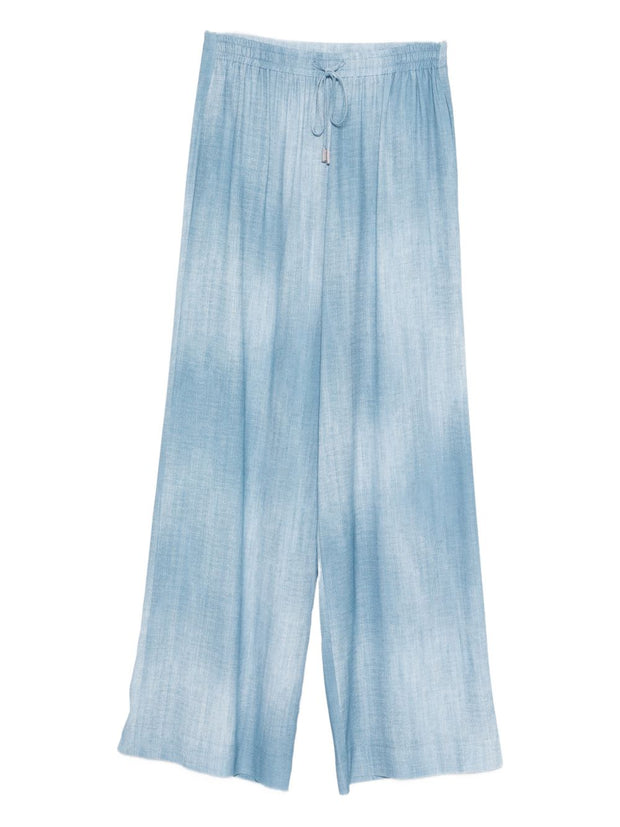 Ermanno Scervino Wide-leg Trousers Blue