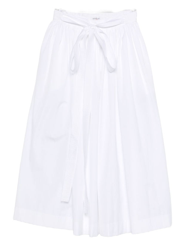 Ermanno Scervino Cotton Long Skirt White