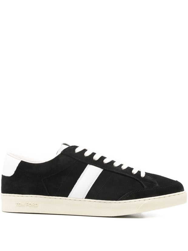 Tom Ford Leather Sneakers Black
