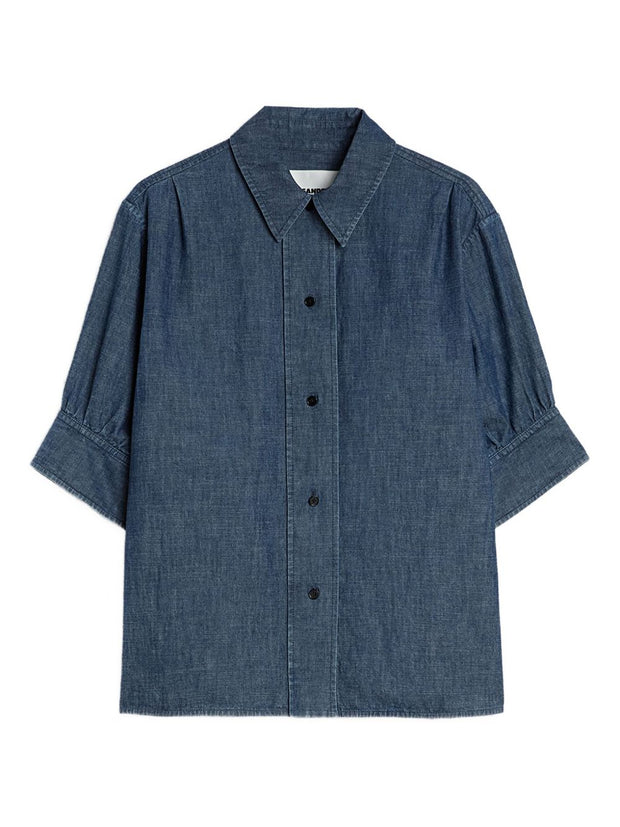 Jil Sander Denim Cotton Shirt Blue