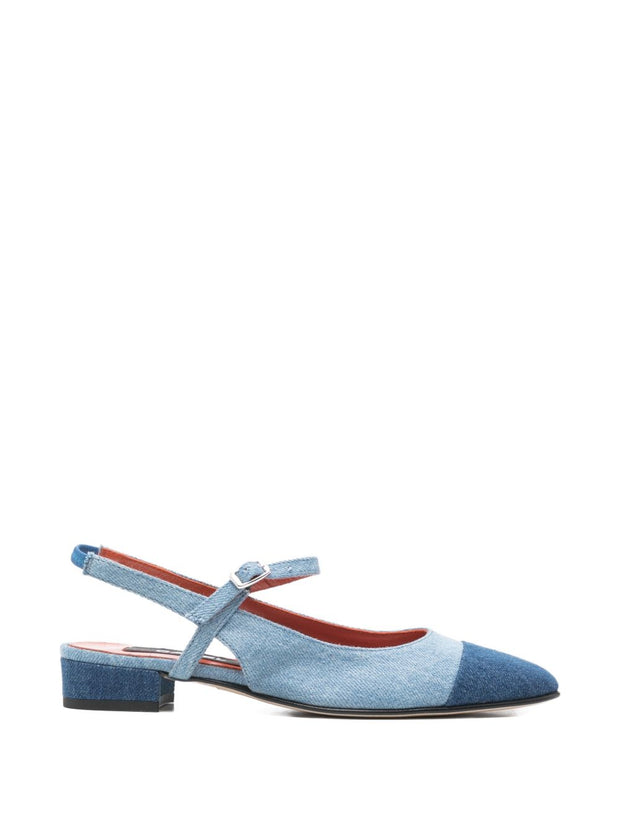CAREL PARIS Slingback Ballet Flats Blue