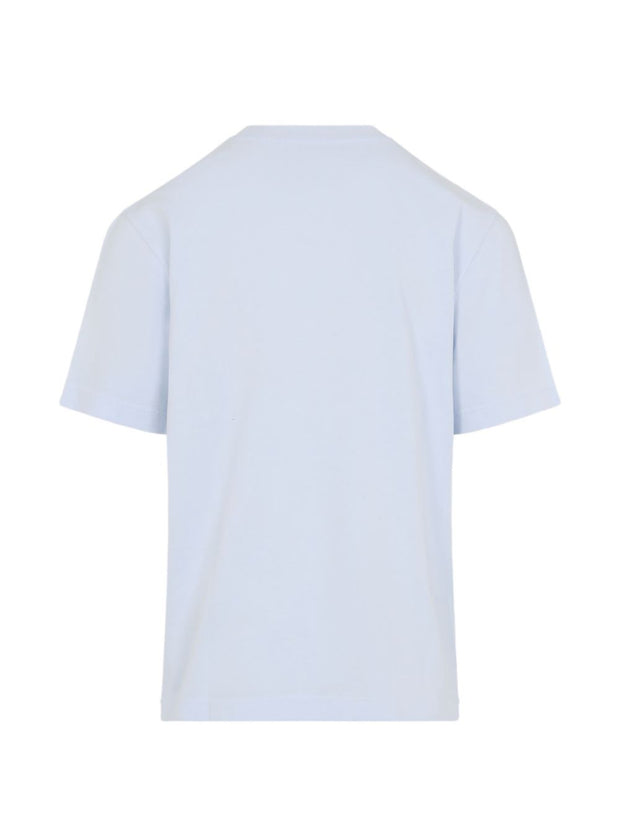 JACQUEMUS Logo Cotton T-shirt Blue