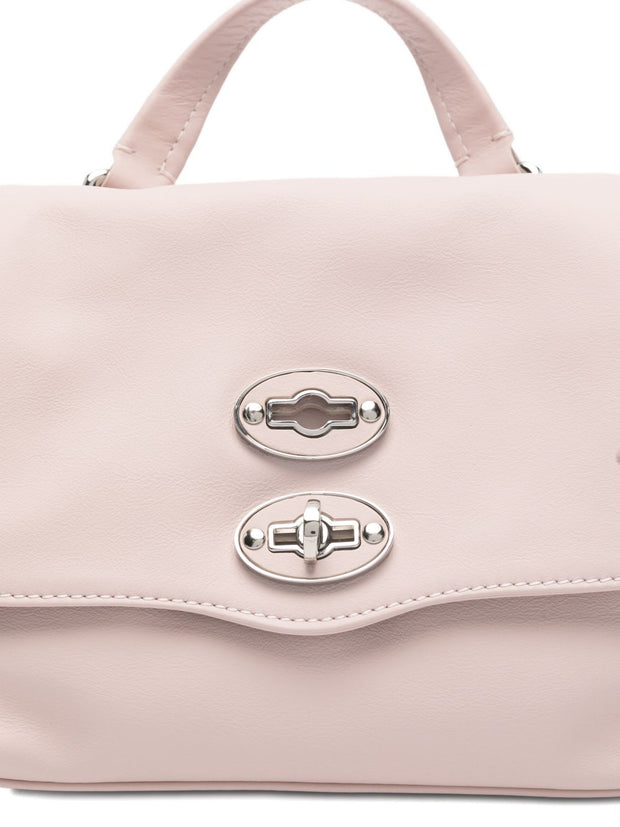 Zanellato Postina Saeta Baby Leather Handbag Pink