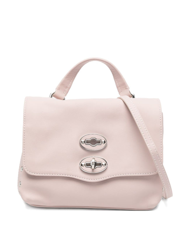 Zanellato Postina Saeta Baby Leather Handbag Pink