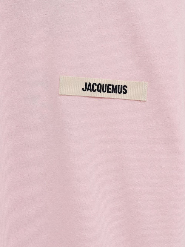 JACQUEMUS Logo Cotton T-shirt Pink