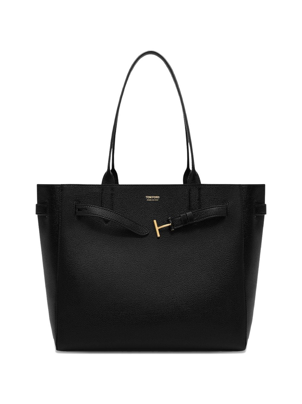 Tom Ford Audrey Medium Leather Tote Black
