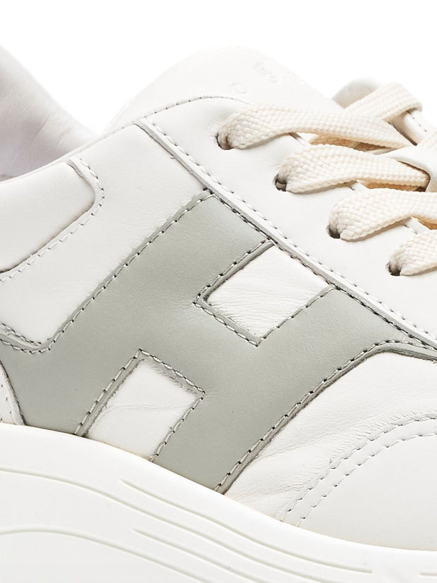Hogan Hyperlight Leather Sneakers White