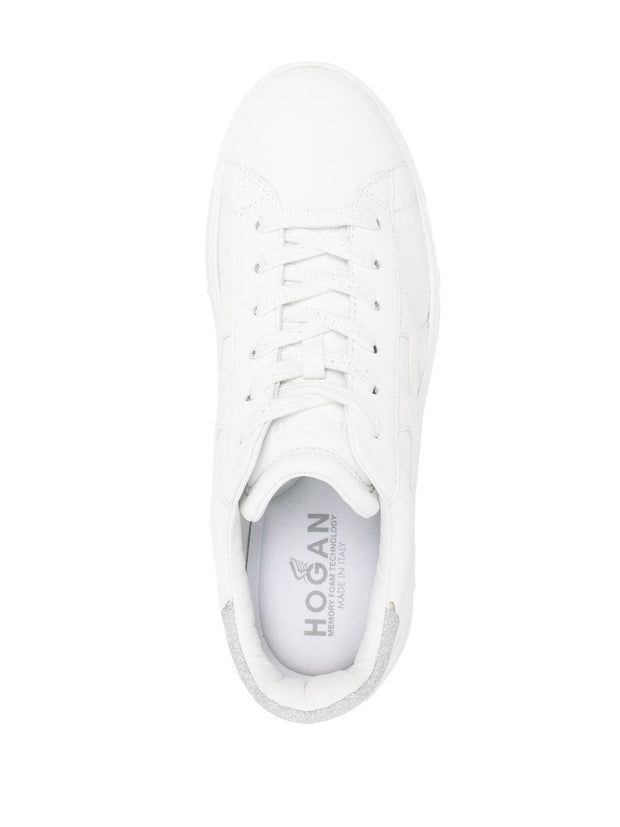 Hogan Rebel Leather Sneakers White