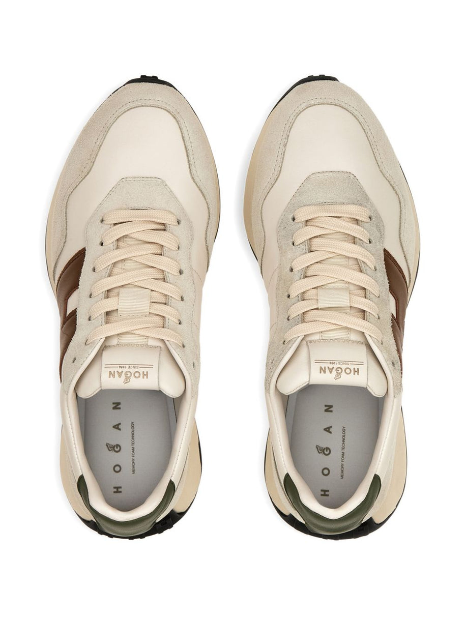 Hogan H601 Leather Sneakers White