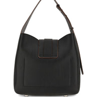 Hogan Leather Hobo Bag Black