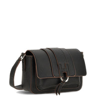 Hogan Leather Crossbody Bag Black