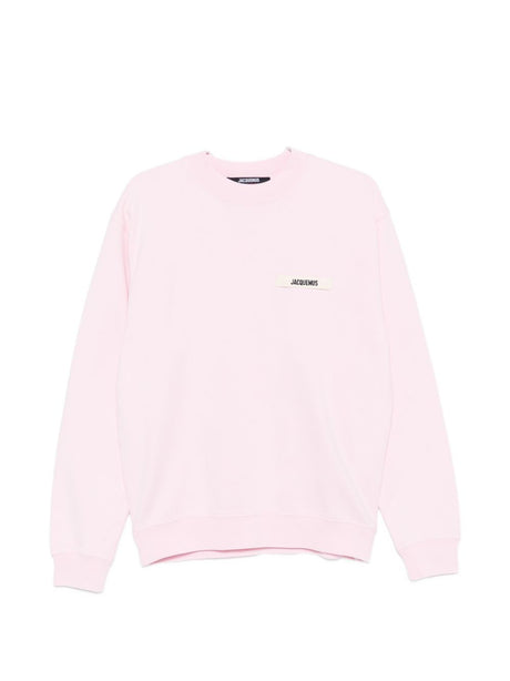 JACQUEMUS Le Sweatshirt Gros Grain Pink