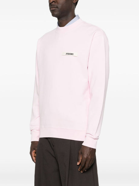 JACQUEMUS Le Sweatshirt Gros Grain Pink