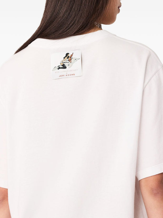 Stella McCartney Jeff Koons Cotton T-shirt White