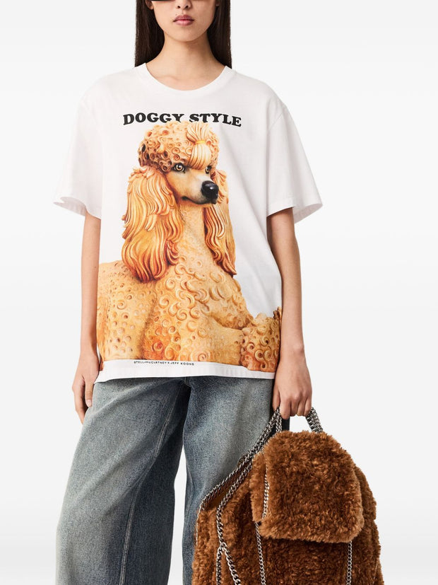 Stella McCartney Jeff Koons Cotton T-shirt White
