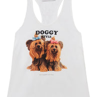 Stella McCartney Jeff Koons Cotton Tank Top White