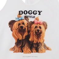 Stella McCartney Jeff Koons Cotton Tank Top White