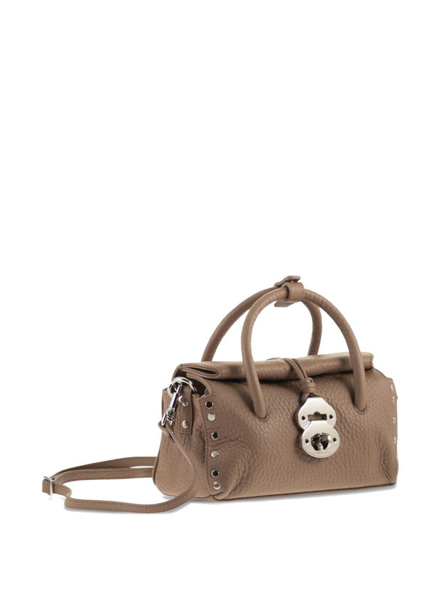 Zanellato Dotta Centauro Baby Leather Handbag Brown