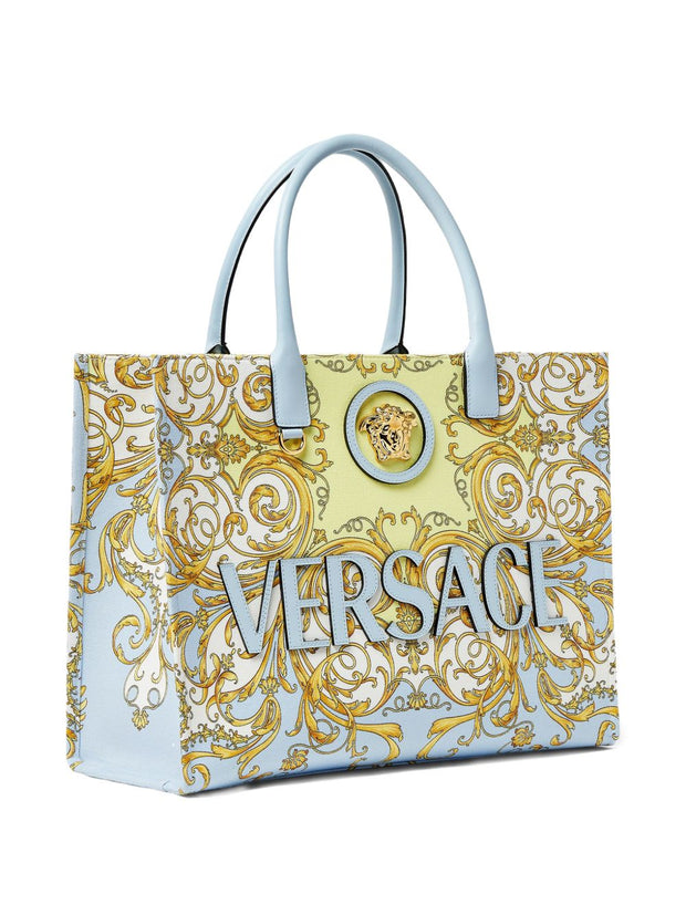 Versace La Medusa Shopping Bag Blue