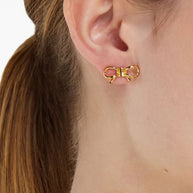 Ferragamo Vara Earrings Golden