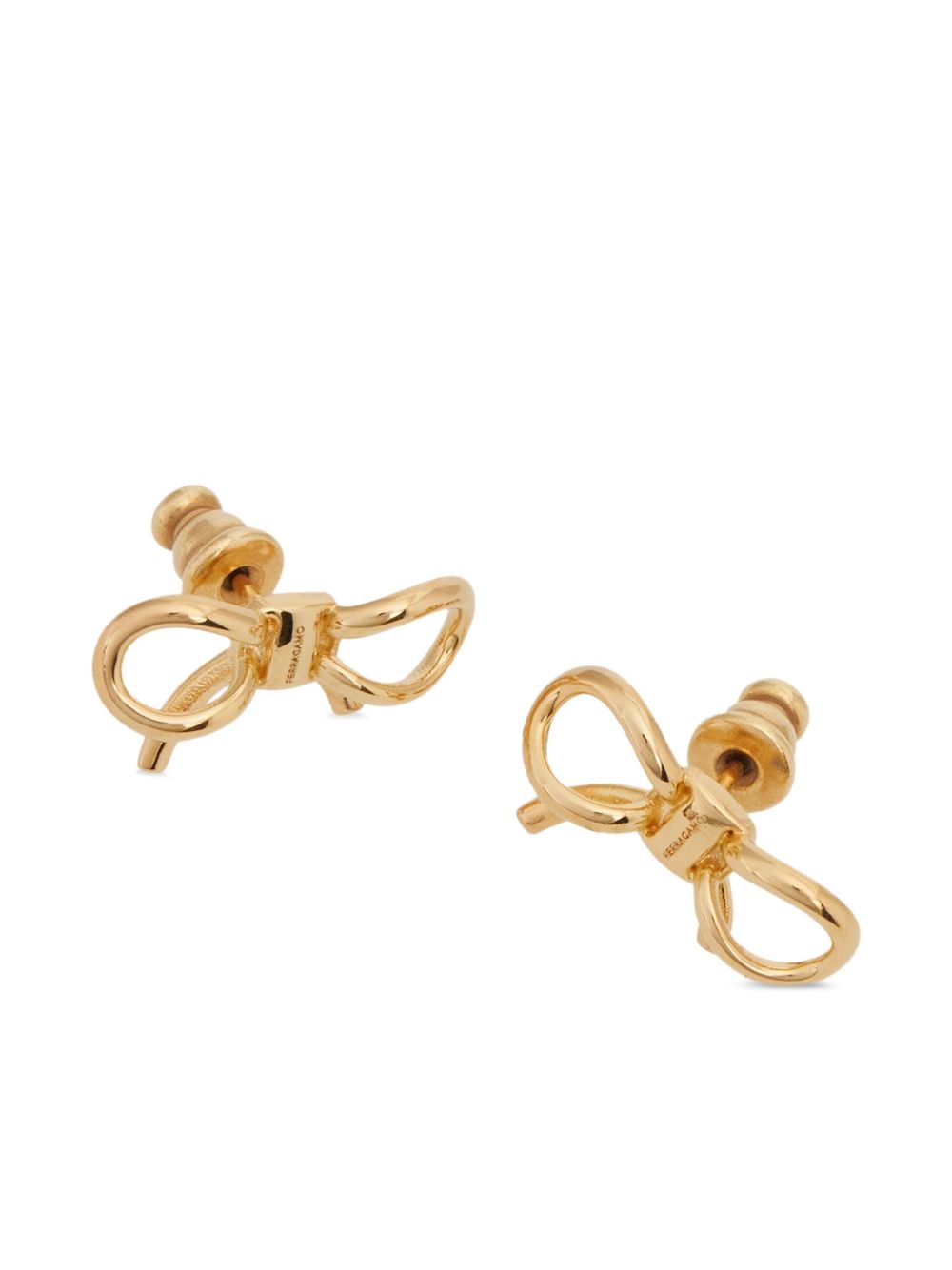 Ferragamo Vara Earrings Golden